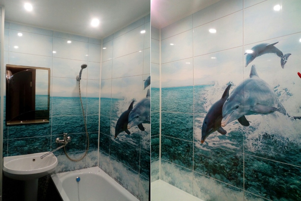 панели для ванных комнат стеновые