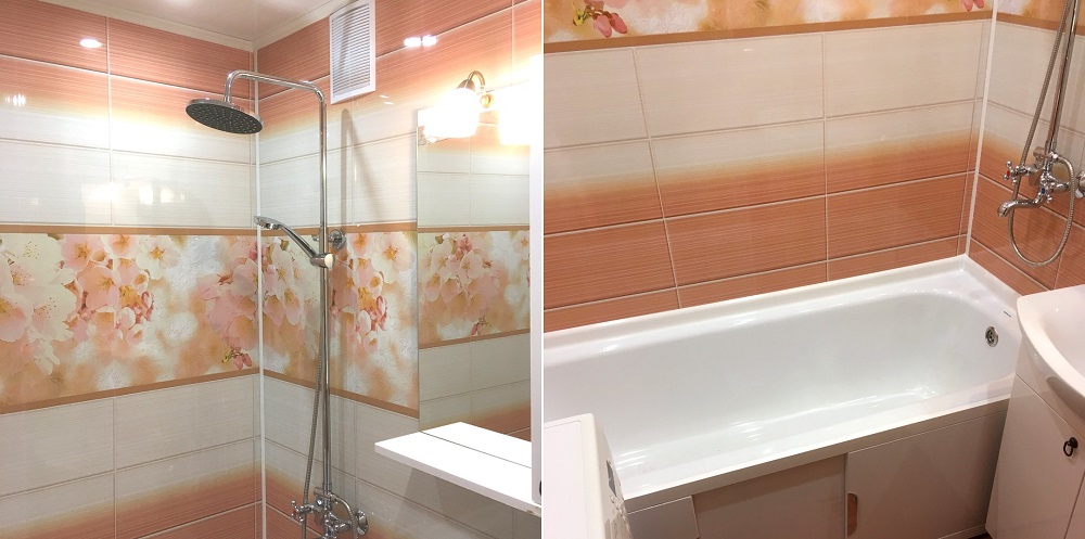 Стеновые панели ПВХ для ванной