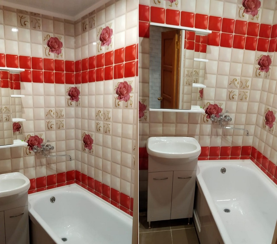 стеновые панели в ванную комнату
