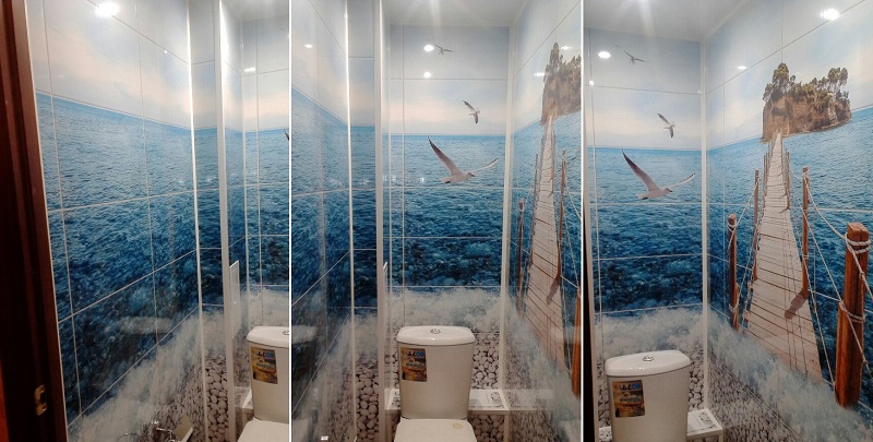 Стеновые панели ПВХ для ванной фото