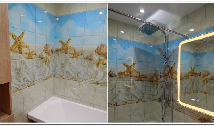Обшивка ванной комнаты пластиковыми панелями - быстрый и простой способ